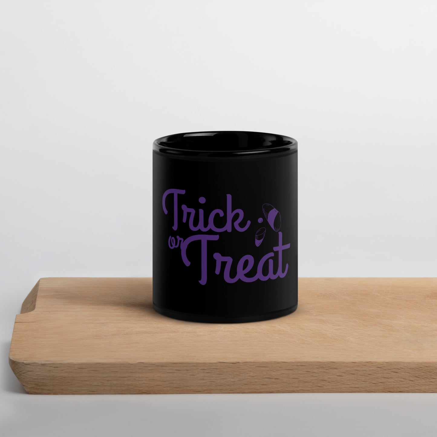 Trick or Treat - Black Glossy Mug