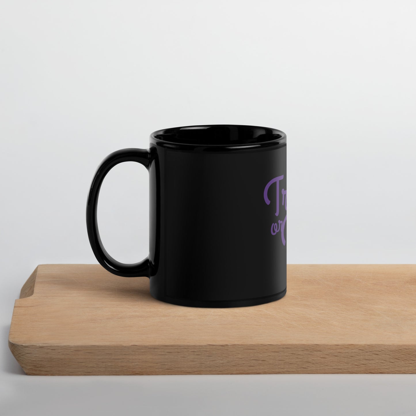 Trick or Treat - Black Glossy Mug