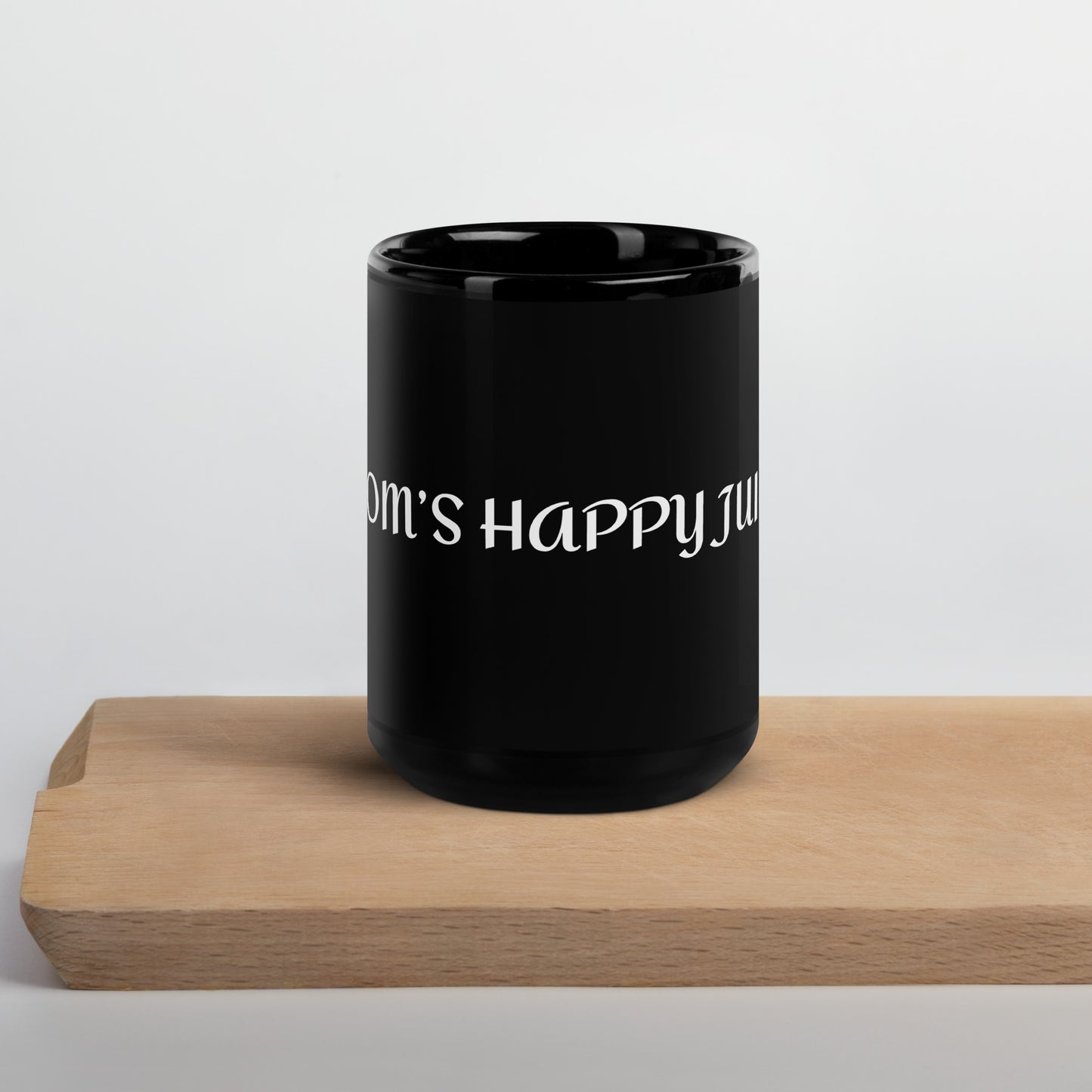 Black Glossy Mug