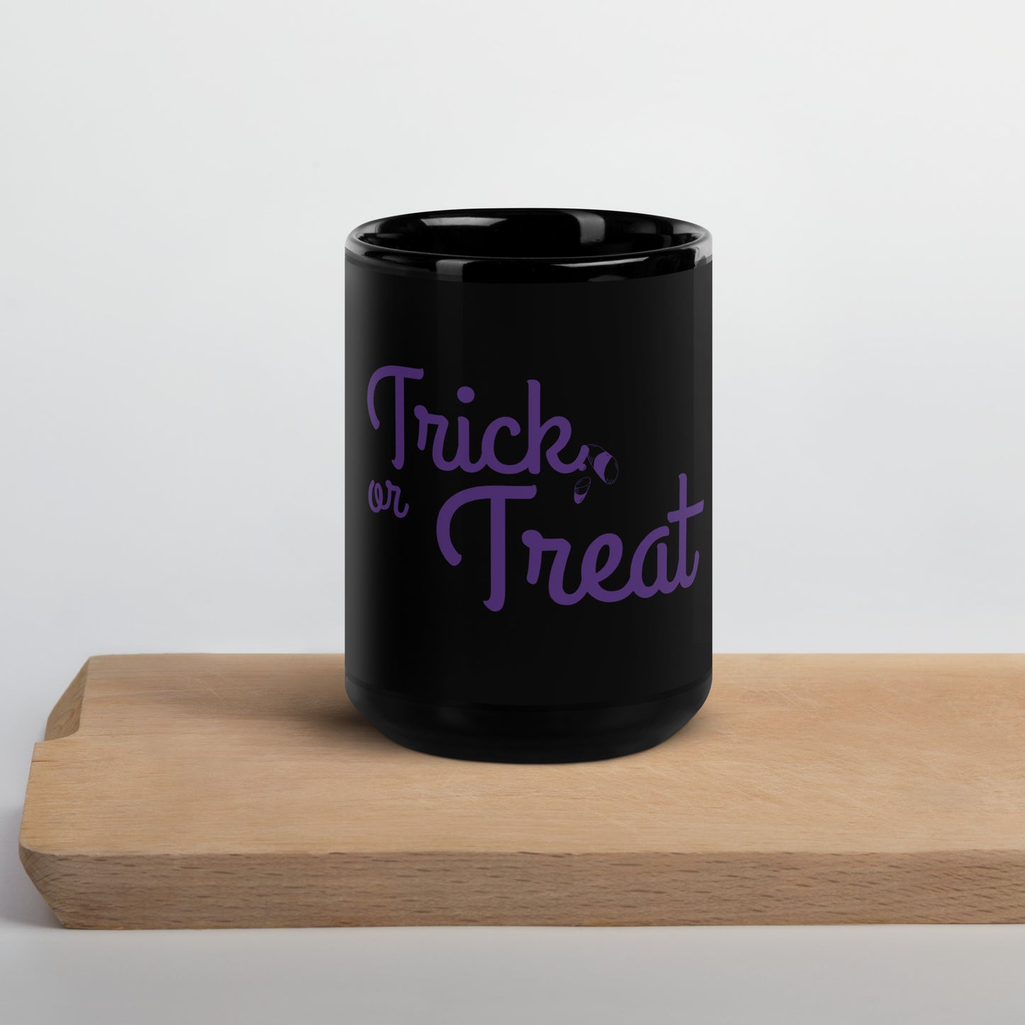 Trick or Treat - Black Glossy Mug