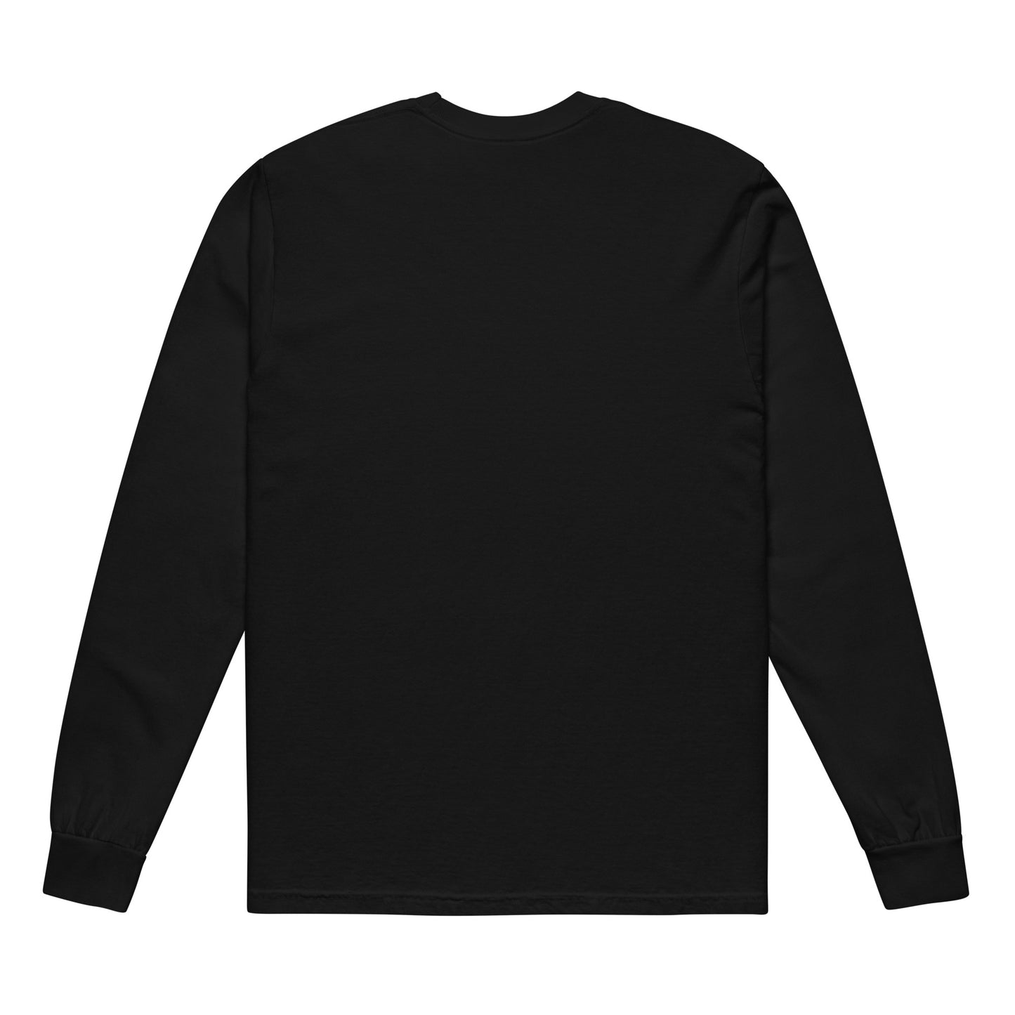 Garment-dyed heavyweight long-sleeve shirt